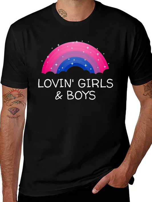 Lovin Girls & Boys Bisexual Pride T-Shirt
