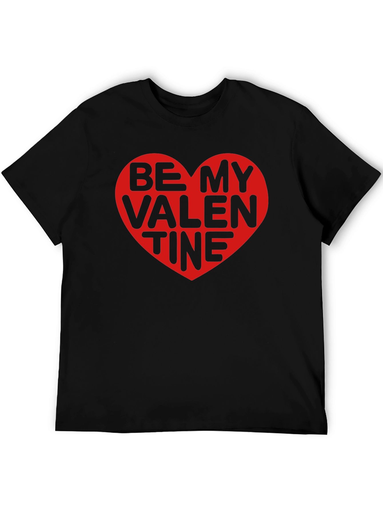 Be My Valentine Heart Graphic T-Shirt