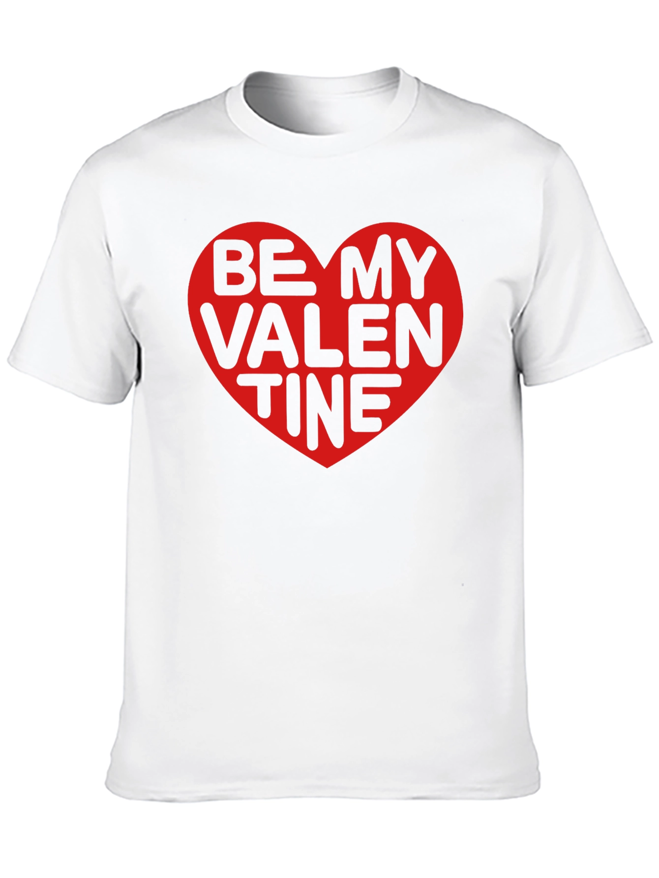 Be My Valentine Heart Graphic T-Shirt