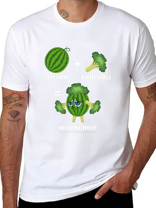 Meloncholy T-Shirt - Funny Vegetable Pun Tee