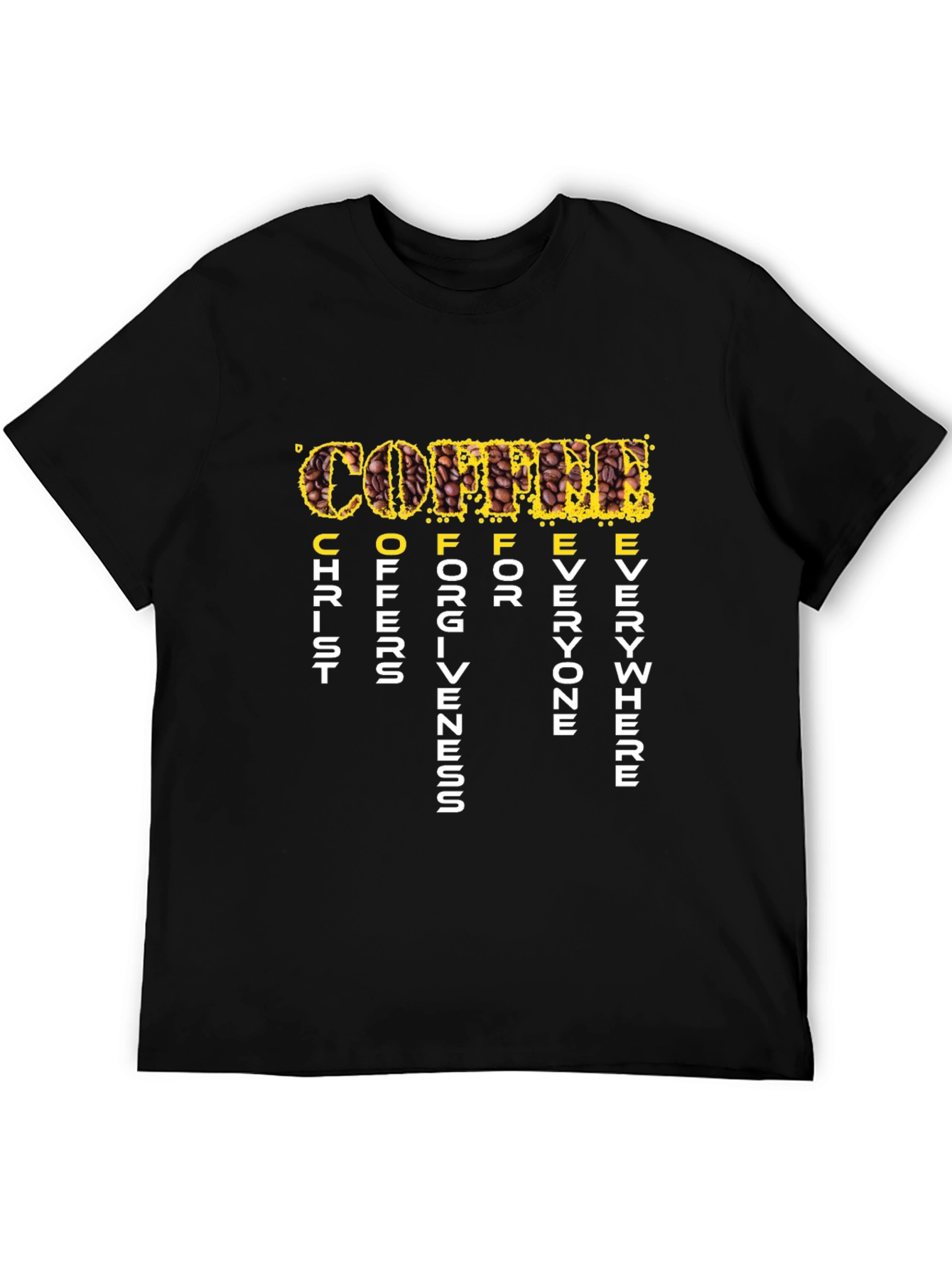 Coffee Christ Offers Forgiveness T-Shirt