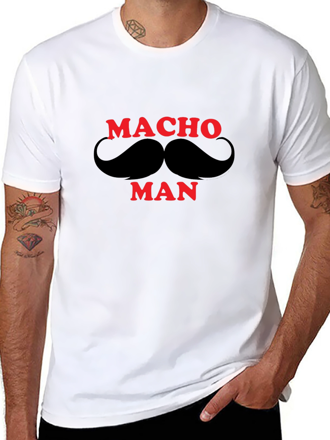 Macho Man Graphic T-Shirt - Bold Statement Tee