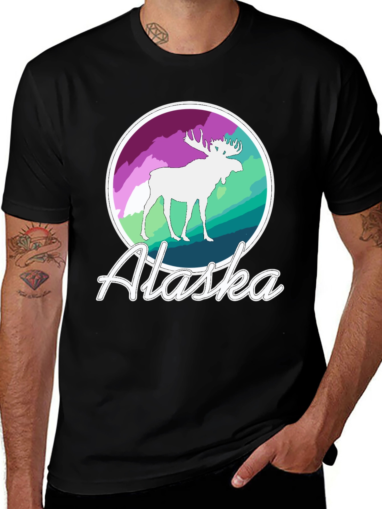 Alaska Moose Graphic Tee