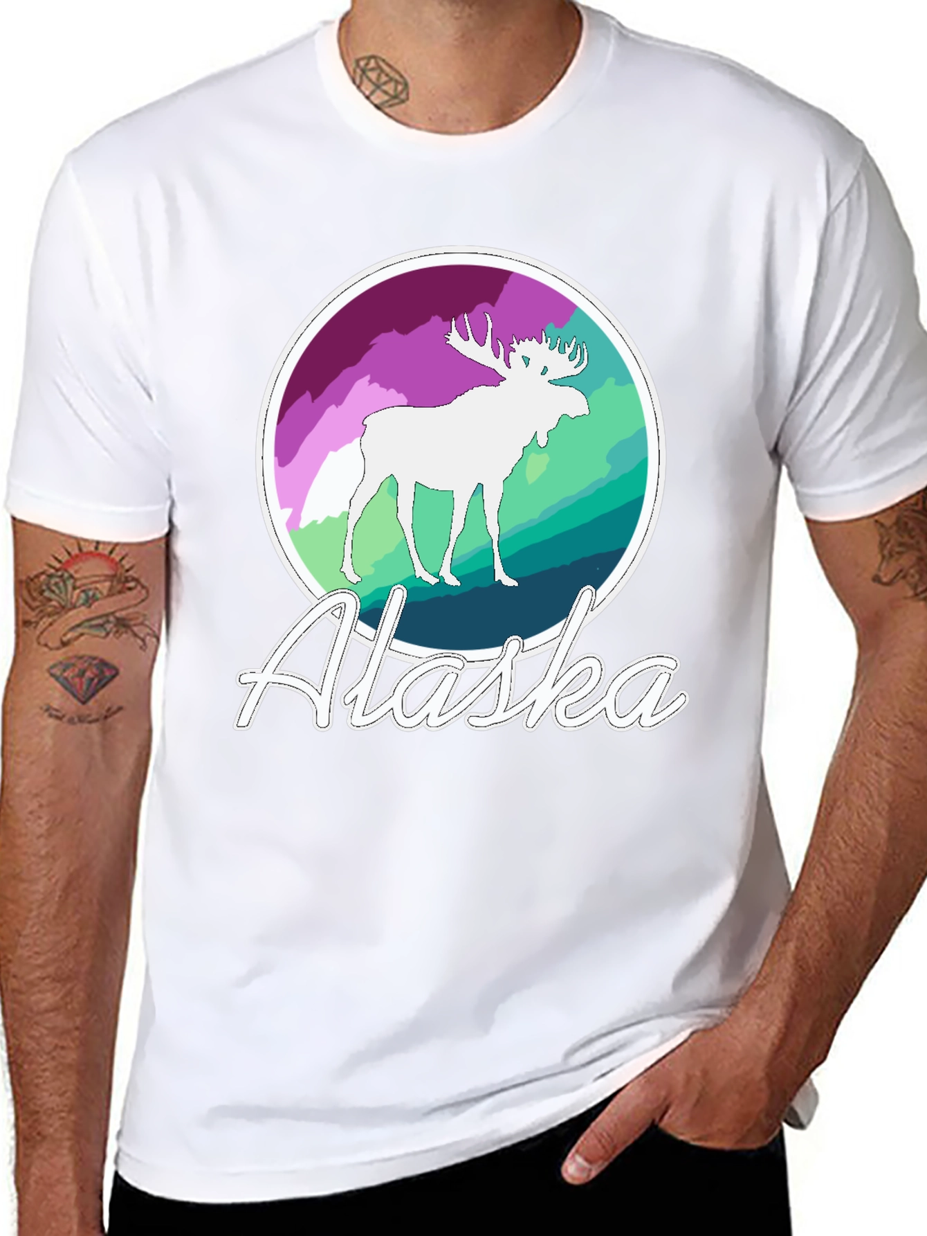 Alaska Moose Graphic Tee