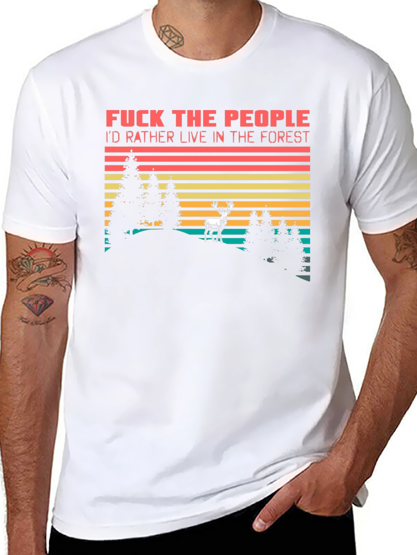 Forest Lover Graphic Tee - Fuck The People