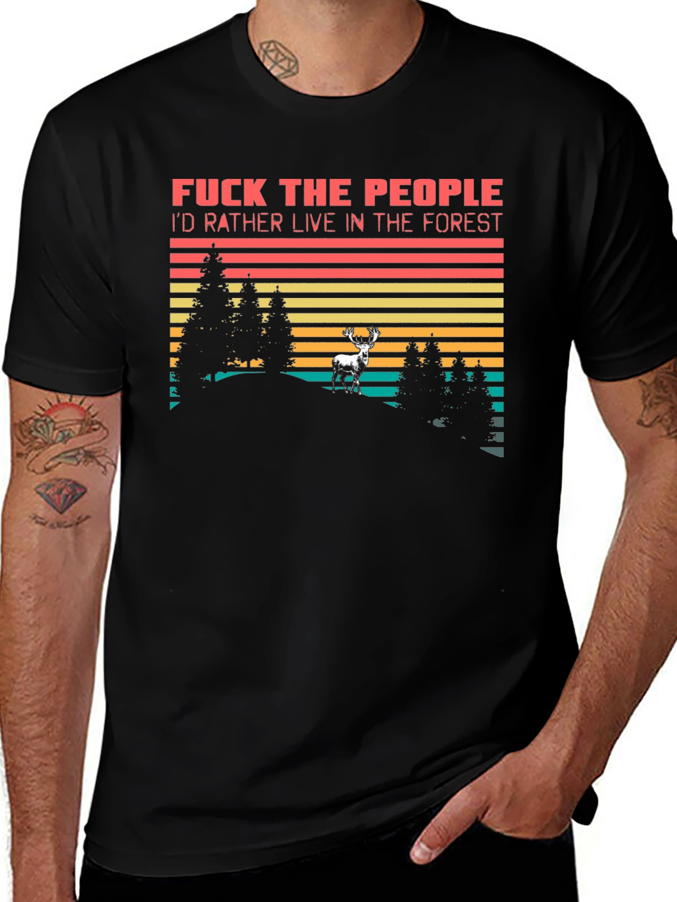 Forest Lover Graphic Tee - Fuck The People