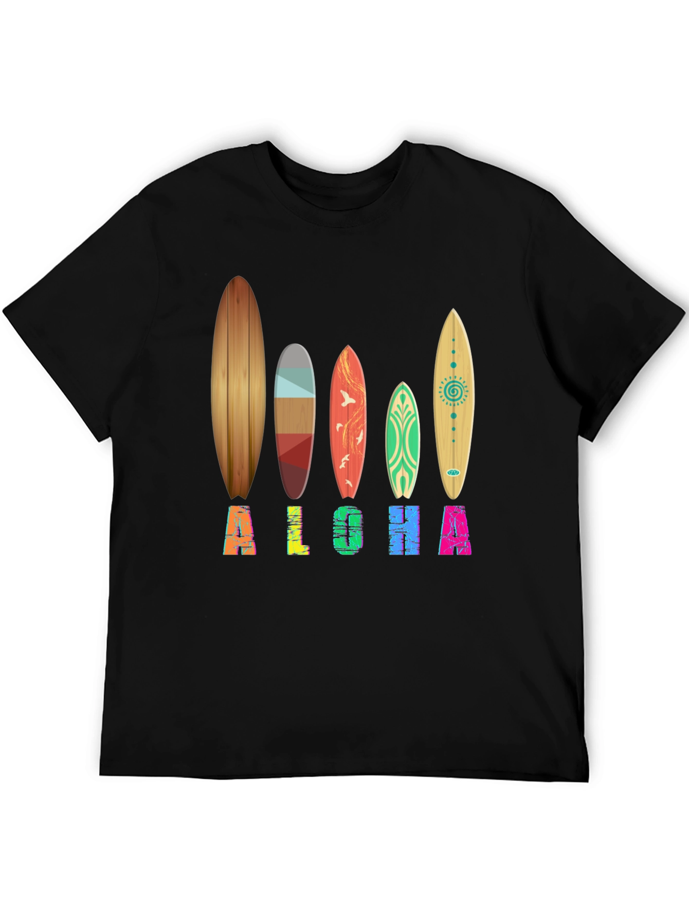 Aloha Surfboard Graphic Tee
