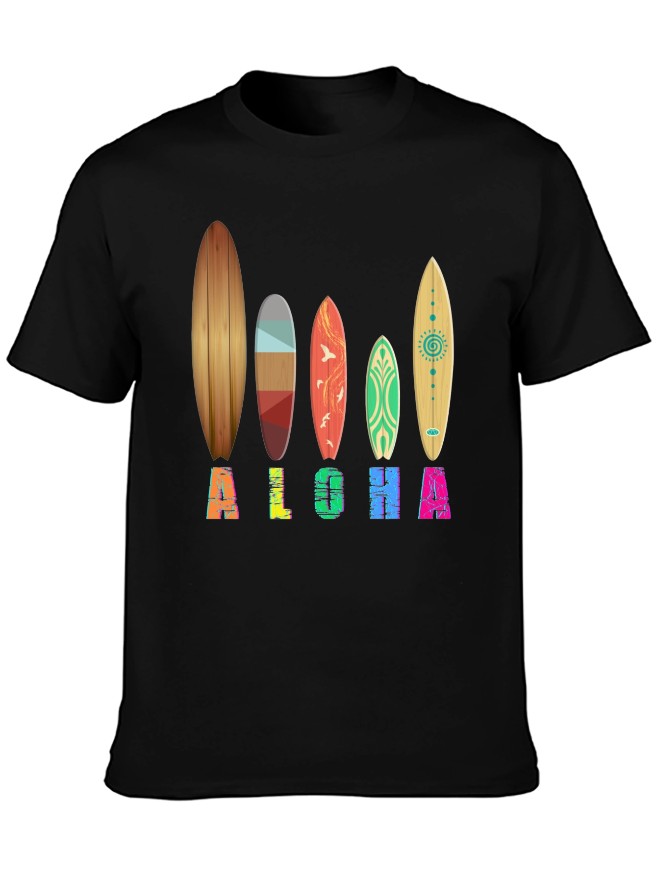 Aloha Surfboard Graphic Tee