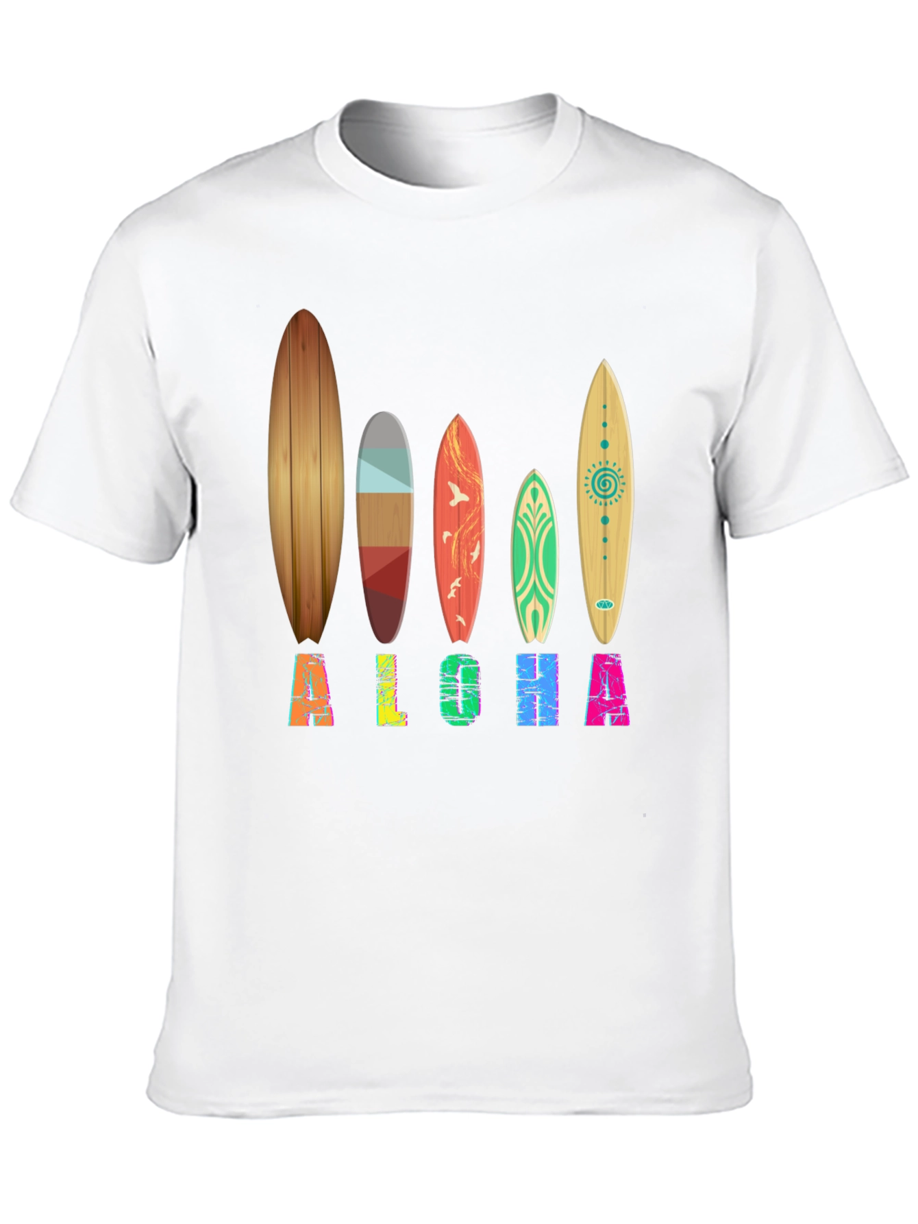 Aloha Surfboard Graphic Tee