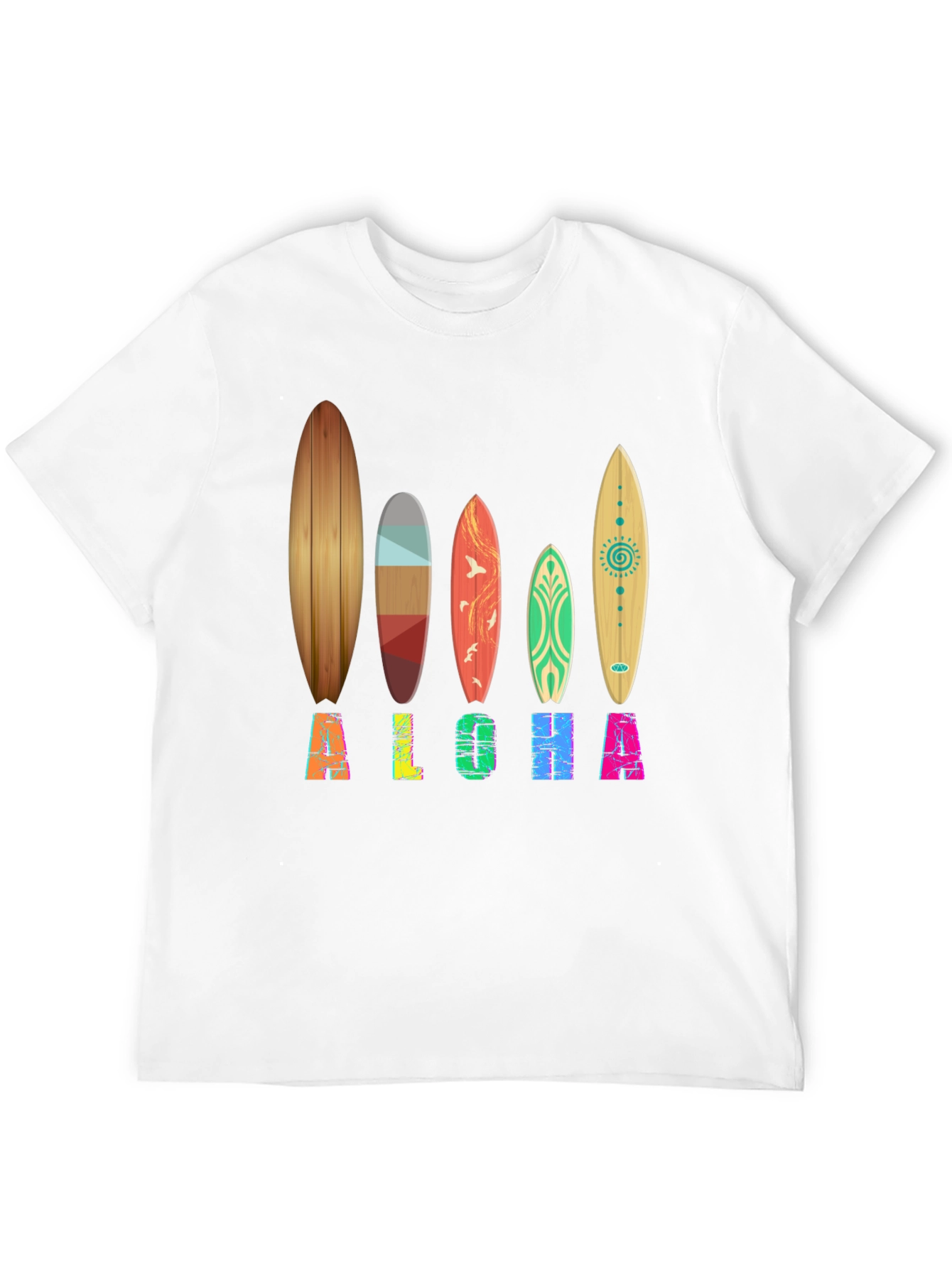 Aloha Surfboard Graphic Tee