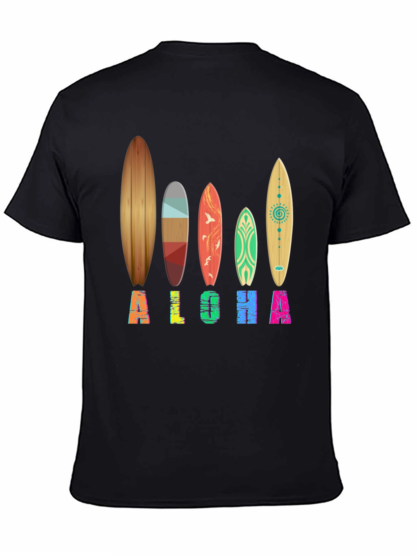 Aloha Surfboard Graphic Tee