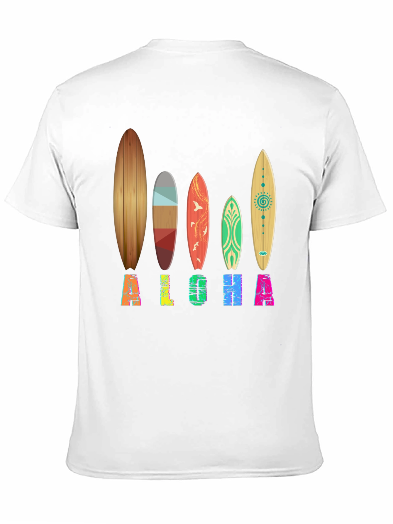 Aloha Surfboard Graphic Tee