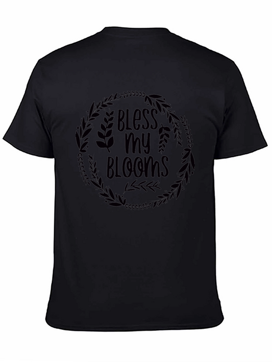 Bless My Blooms Graphic Tee - Black