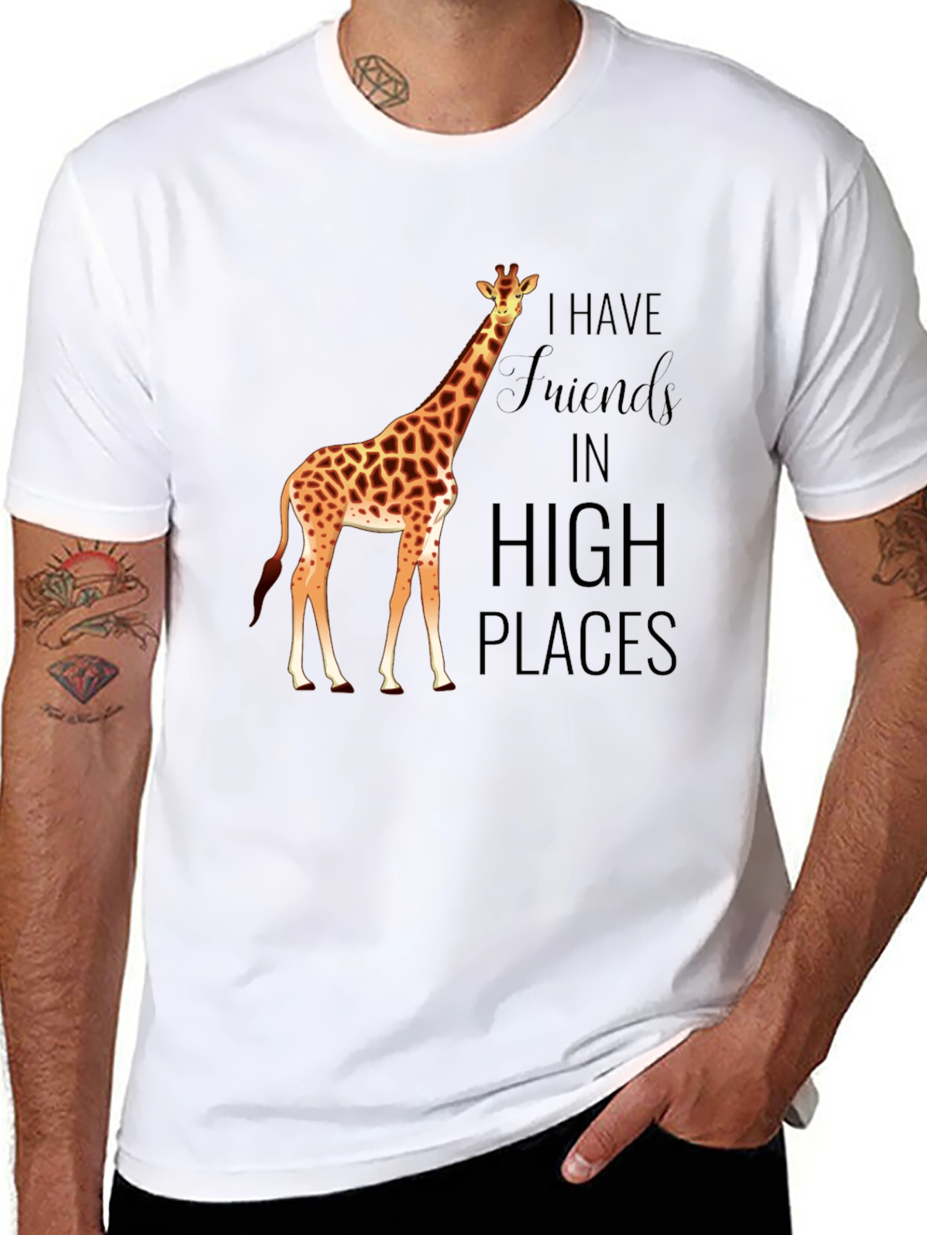 Giraffe T-Shirt - High Places Graphic Tee