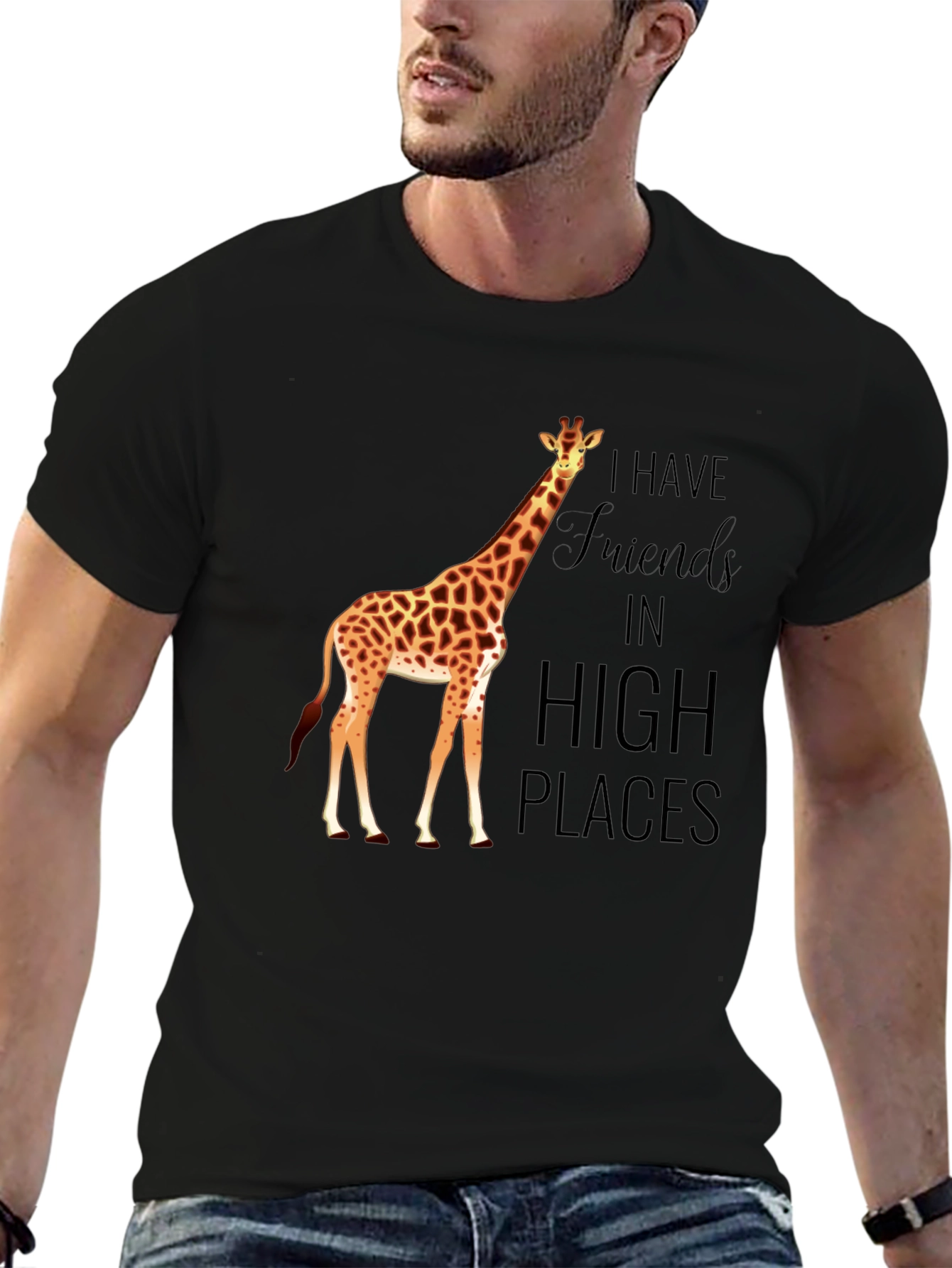 Giraffe T-Shirt - High Places Graphic Tee