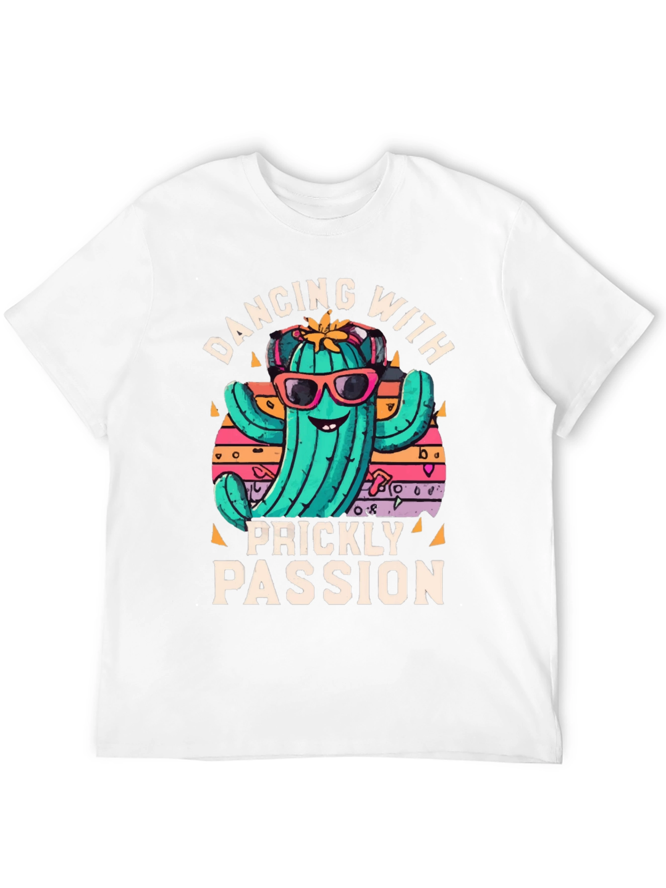 Dancing Cactus T-Shirt: Prickly Passion