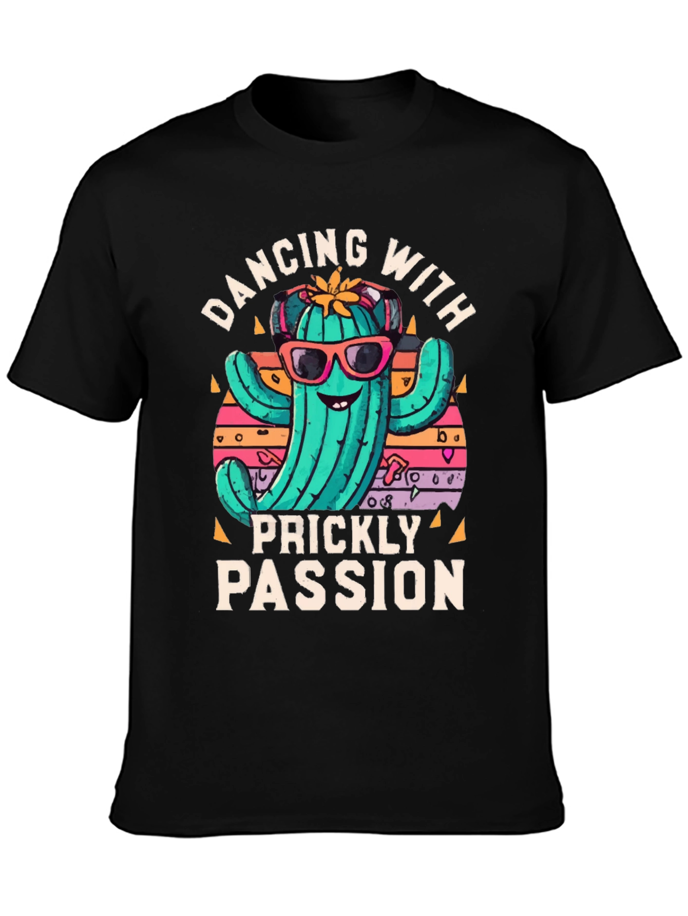 Dancing Cactus T-Shirt: Prickly Passion