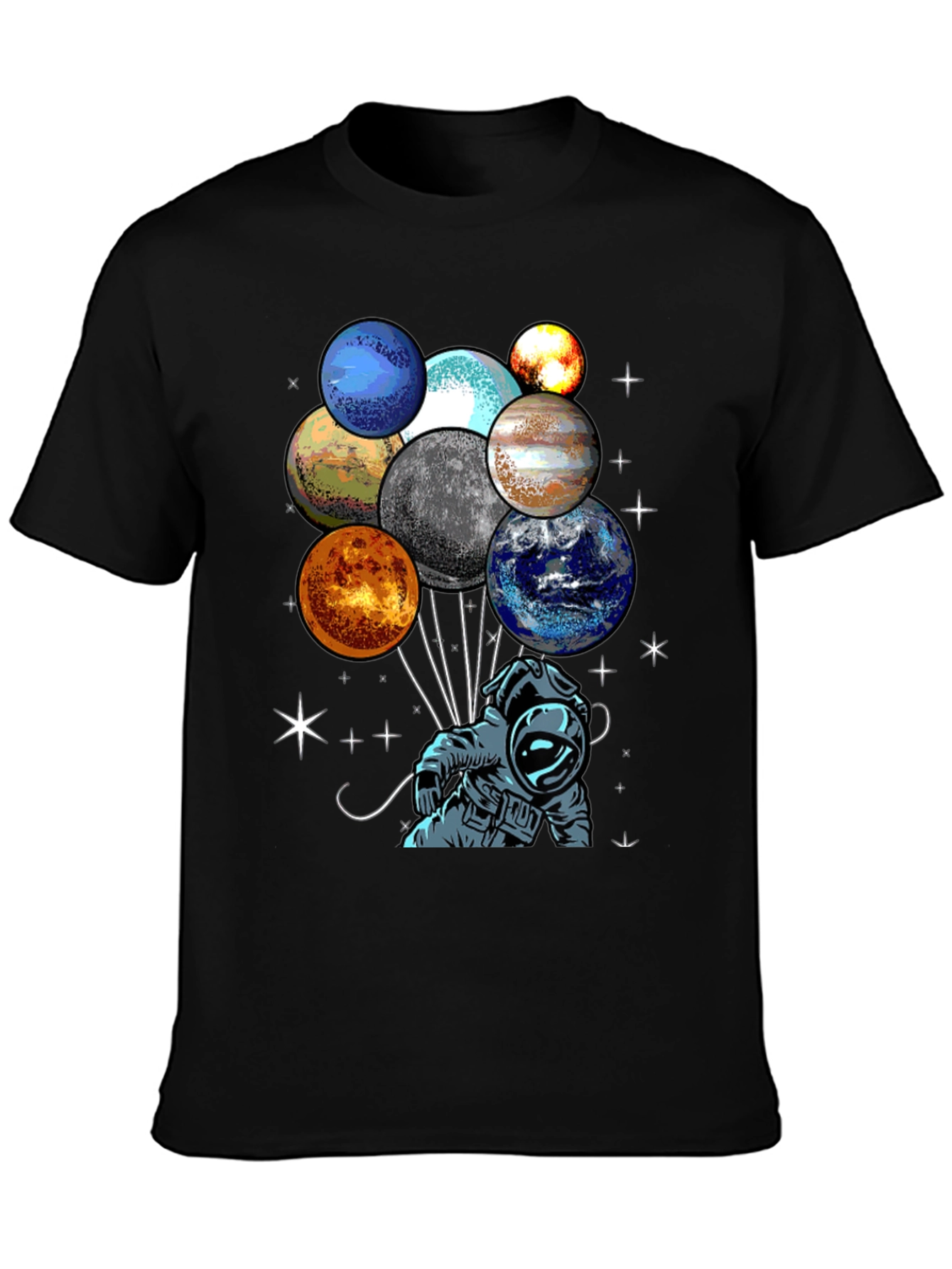Astronaut Planets Graphic Tee
