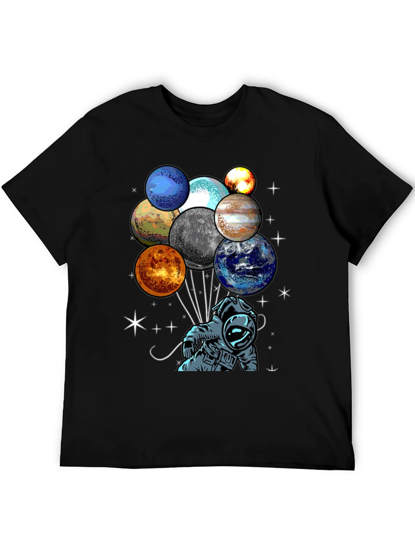Astronaut Planets Graphic Tee