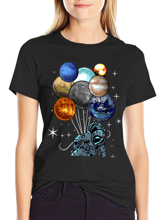 Astronaut Planets Graphic Tee