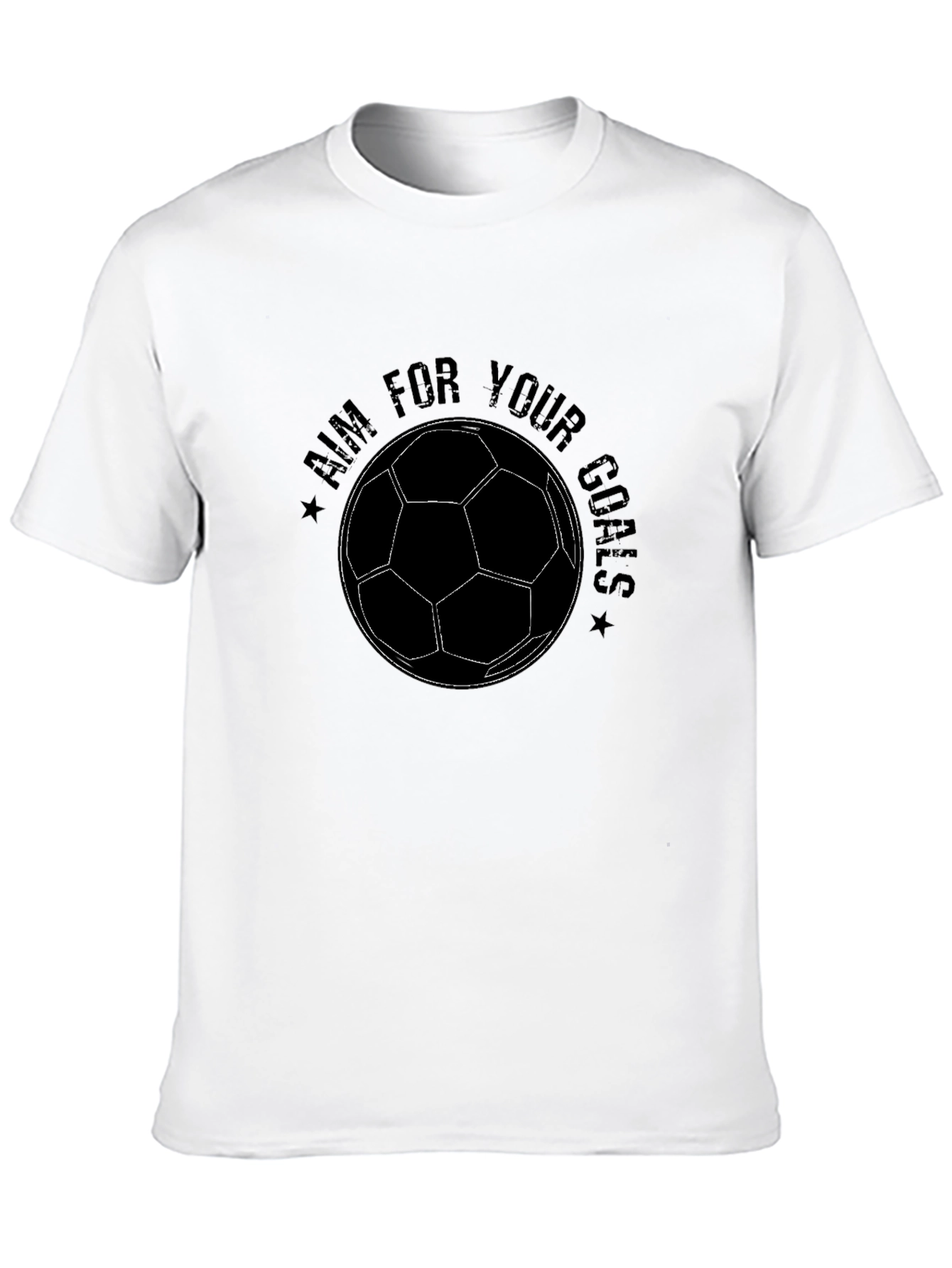 Aim For Your Goals Soccer T-Shirt