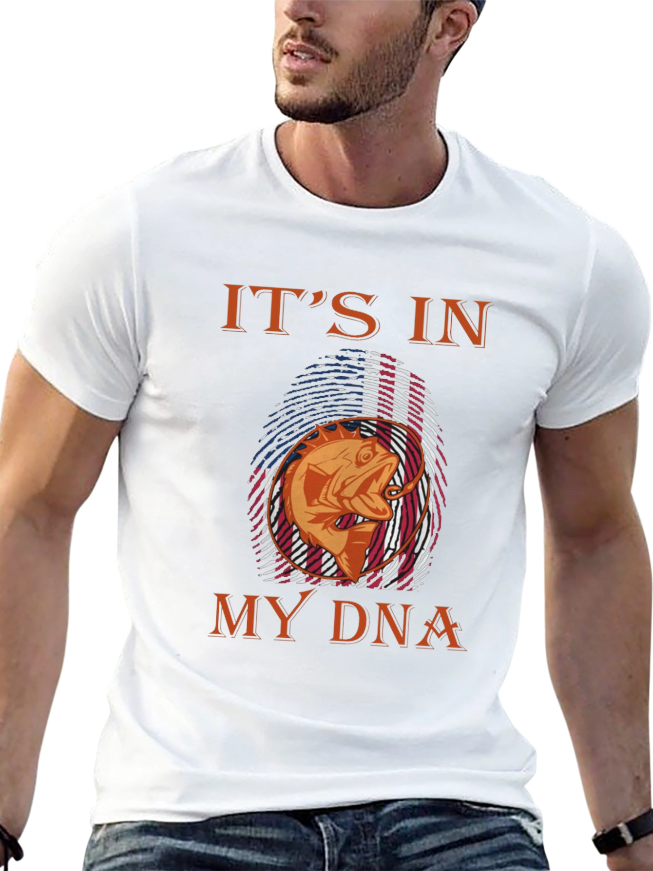 Its In My DNA Fishing T-Shirt - Angler Gift