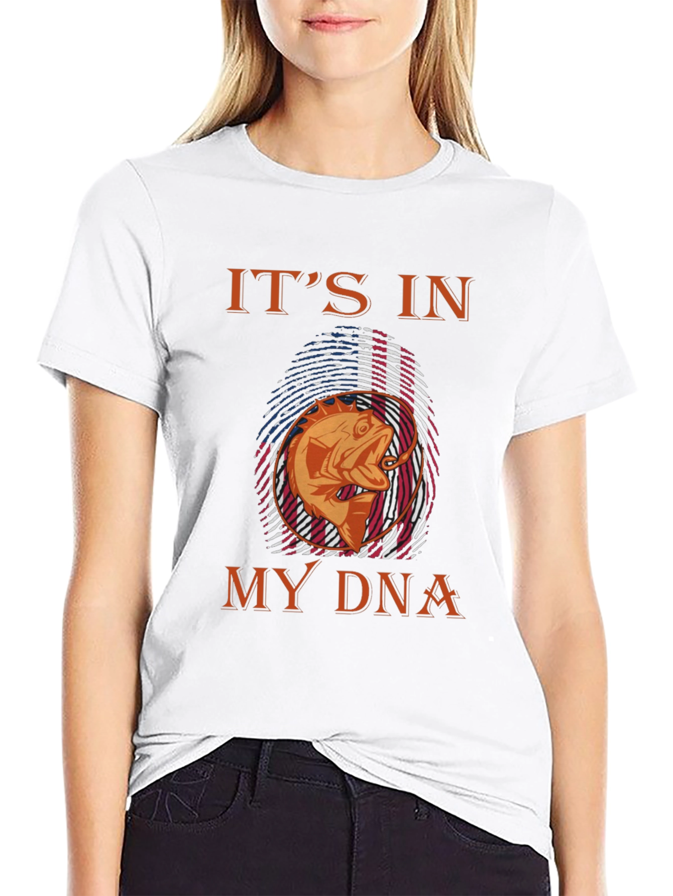 Its In My DNA Fishing T-Shirt - Angler Gift