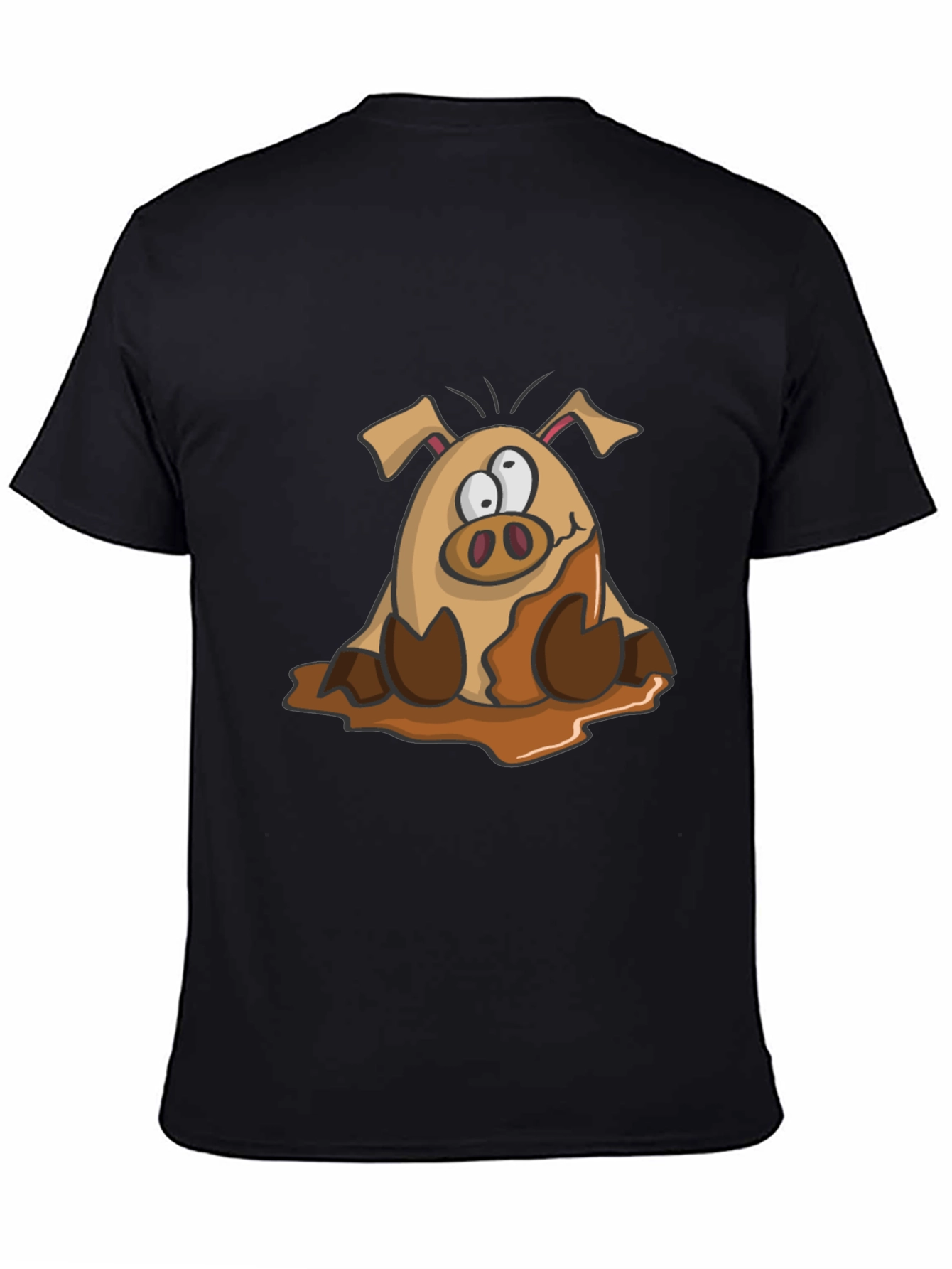 Muddy Pig Cartoon Graphic Tee