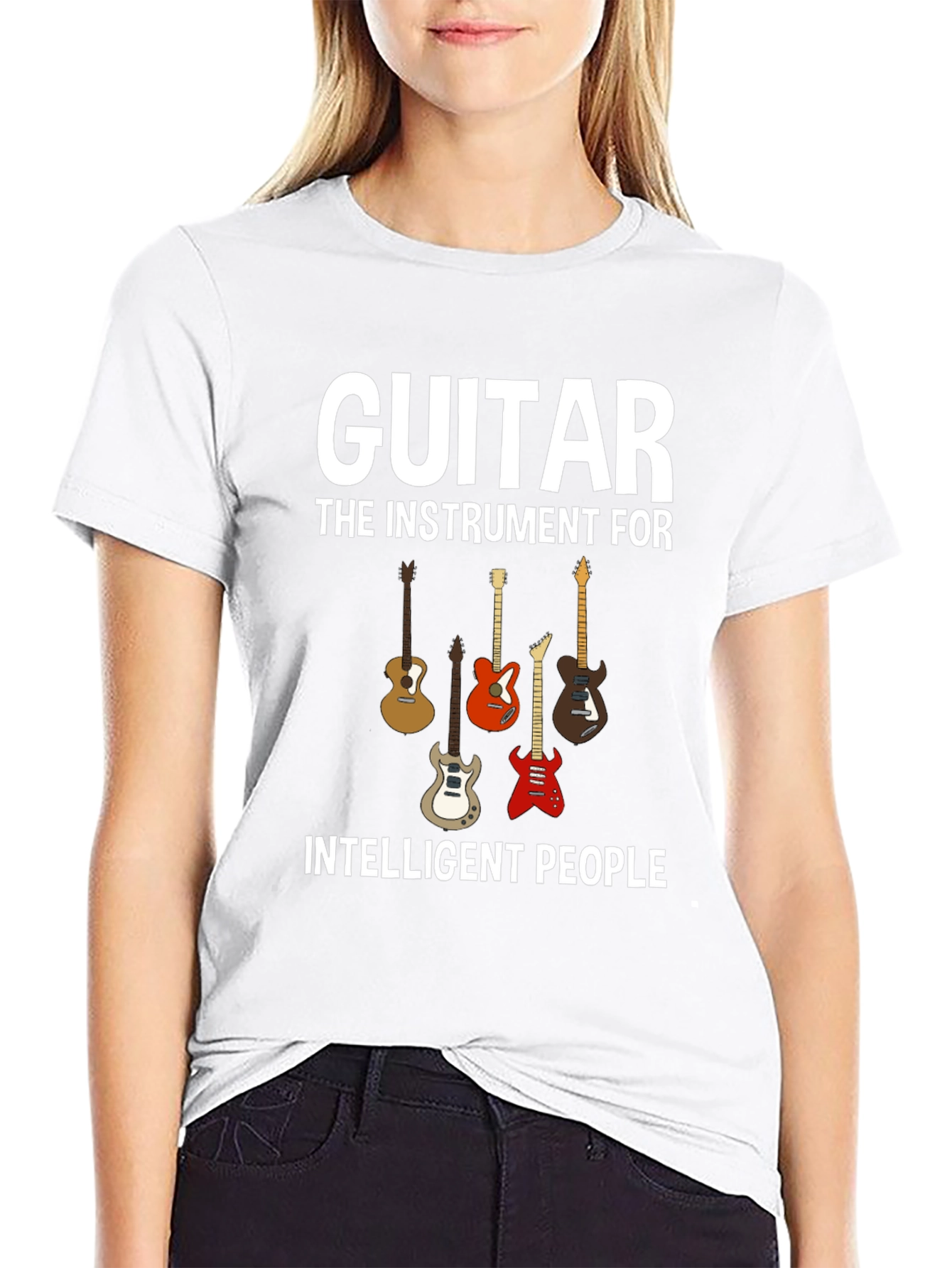 Guitar Lover T-Shirt - Intelligent People