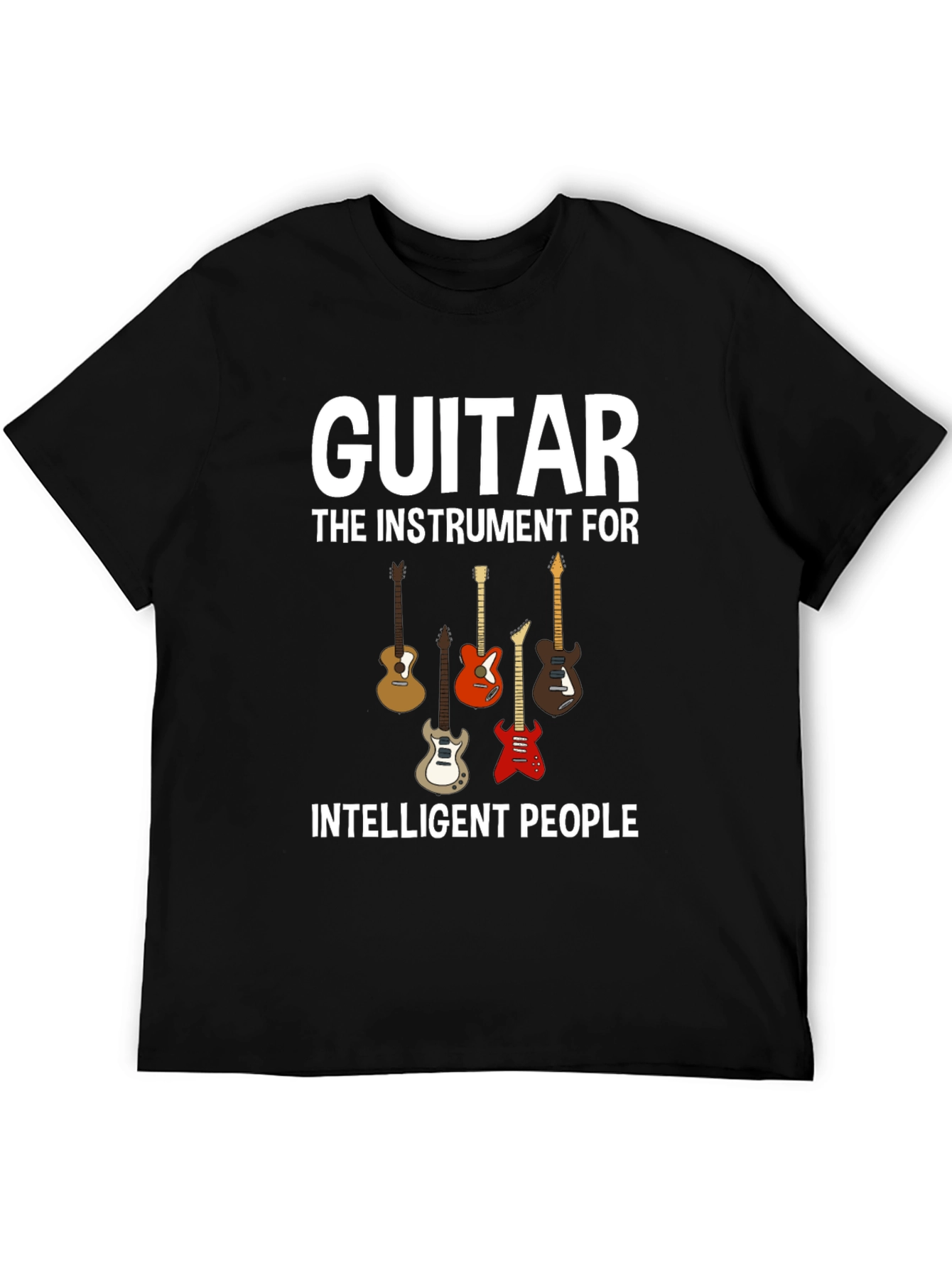 Guitar Lover T-Shirt - Intelligent People