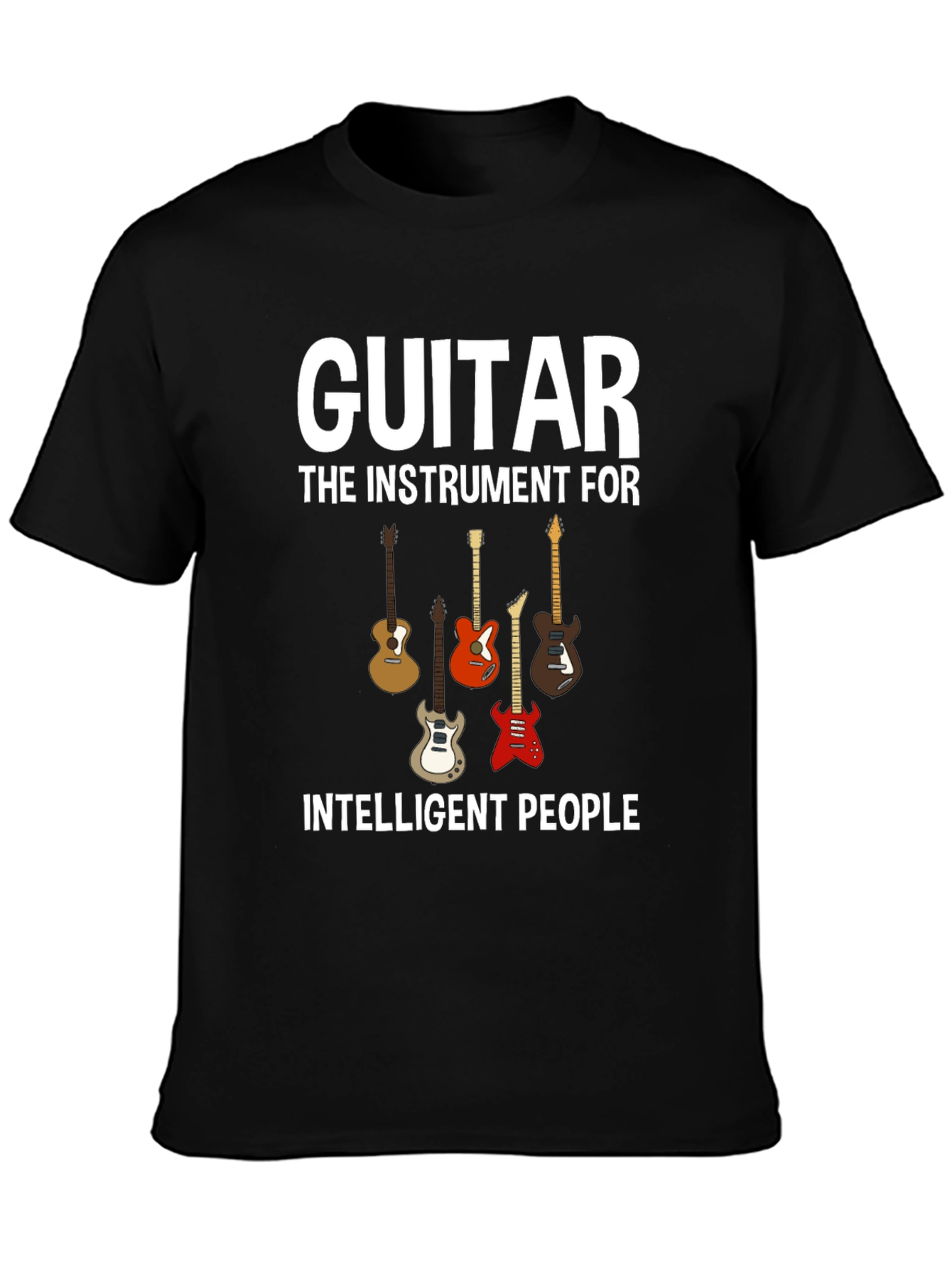 Guitar Lover T-Shirt - Intelligent People
