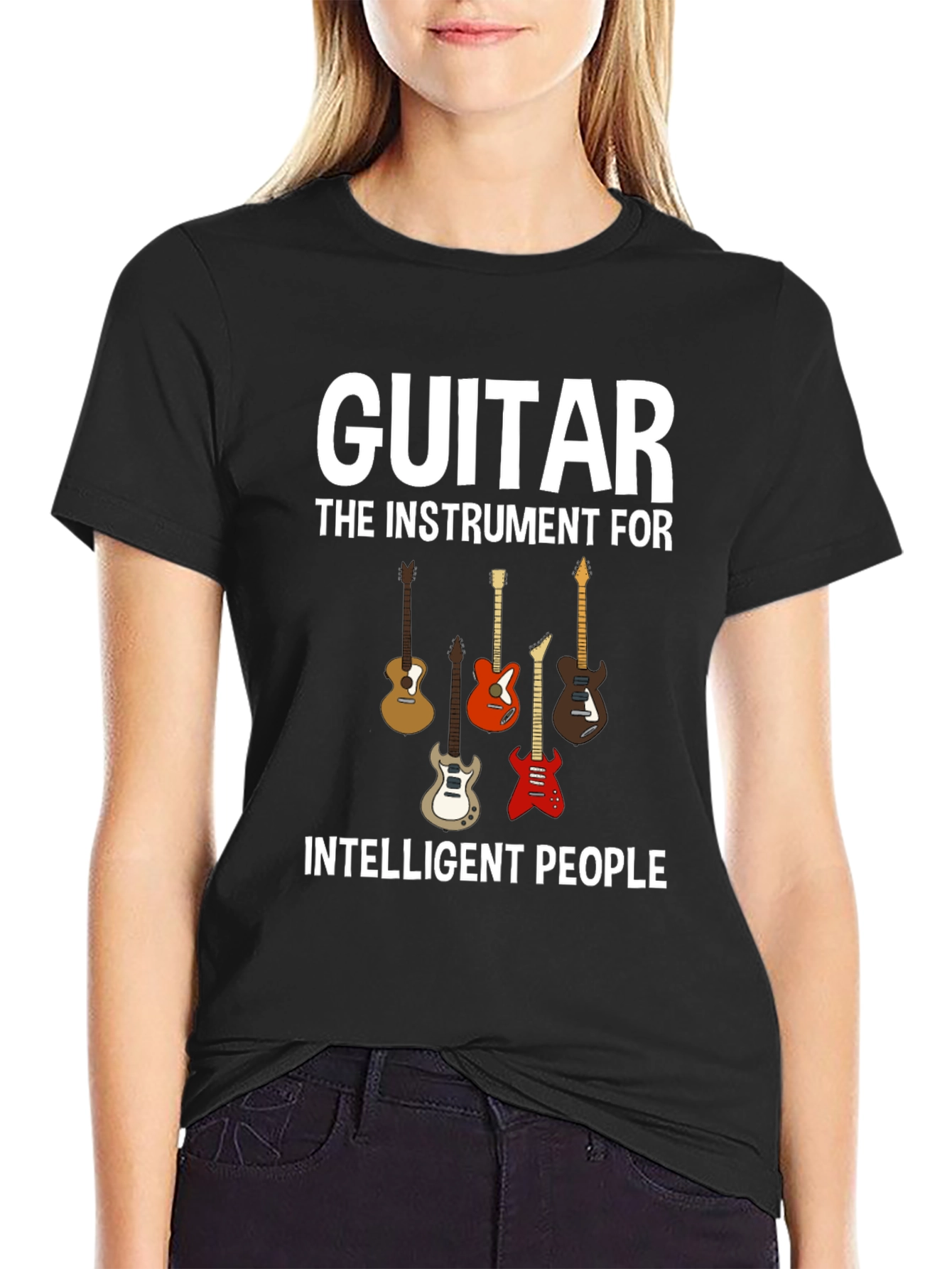 Guitar Lover T-Shirt - Intelligent People