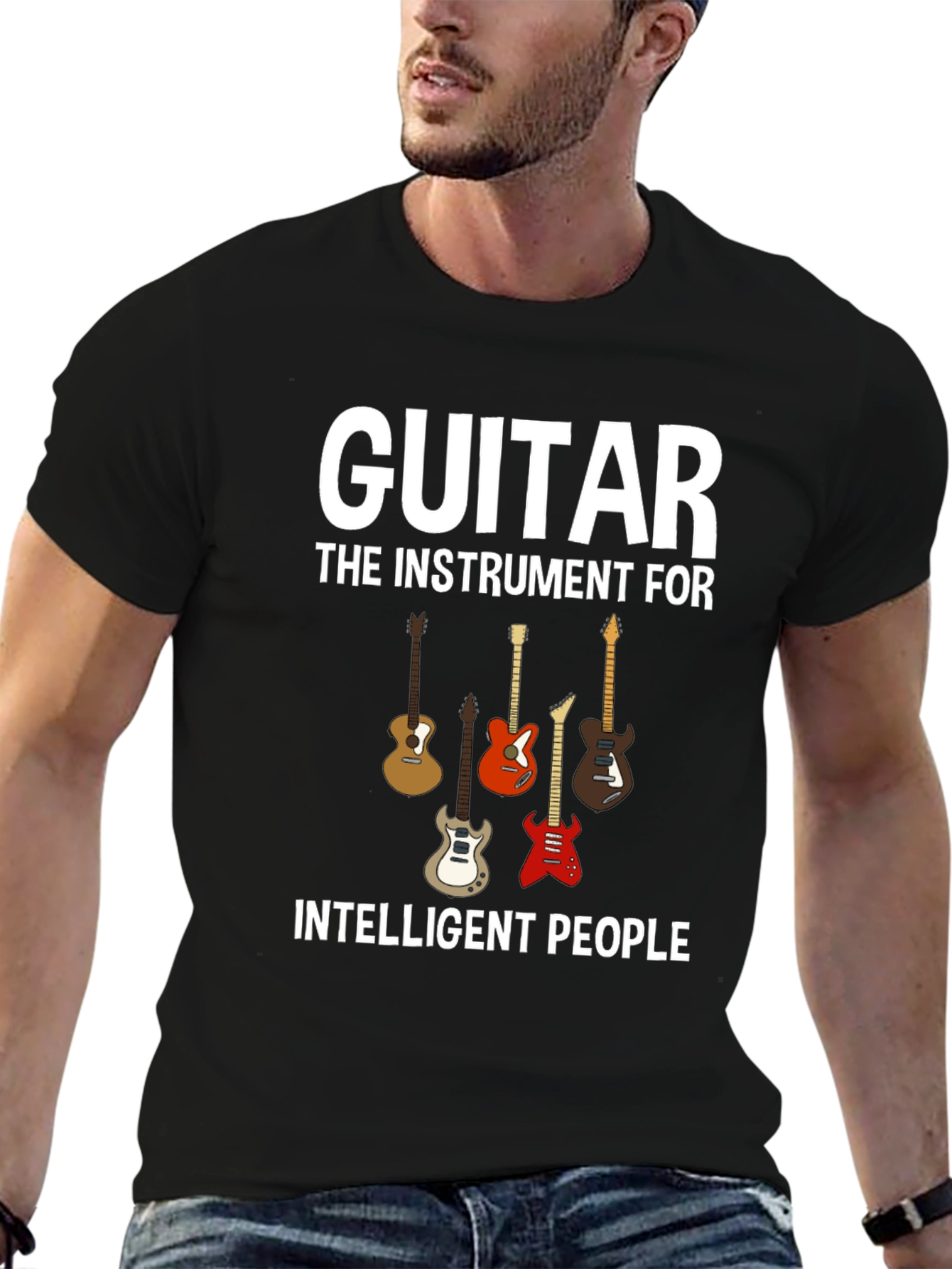 Guitar Lover T-Shirt - Intelligent People