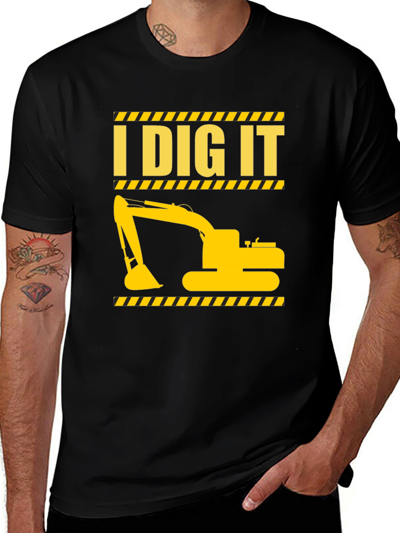 I Dig It Excavator Graphic T-Shirt