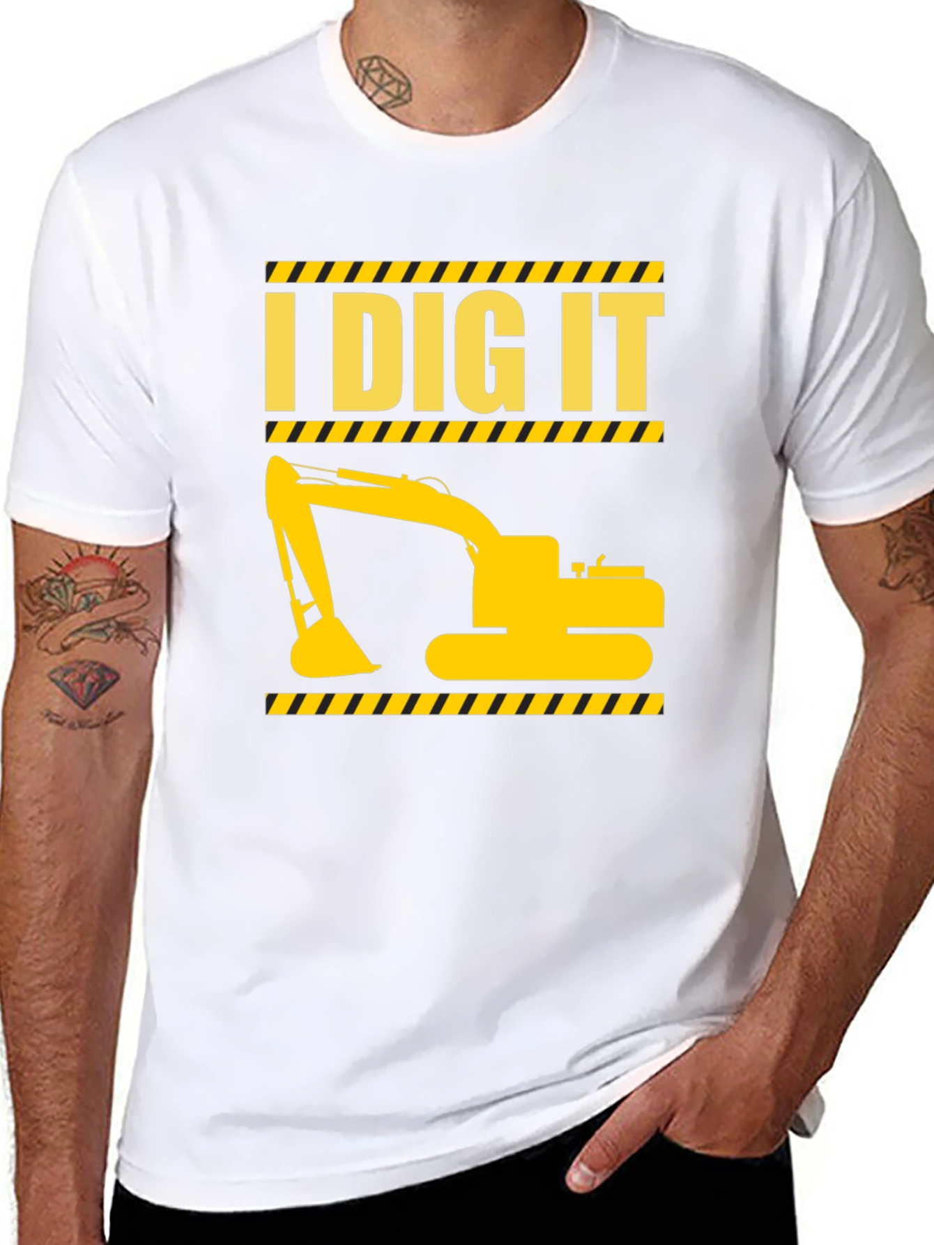 I Dig It Excavator Graphic T-Shirt