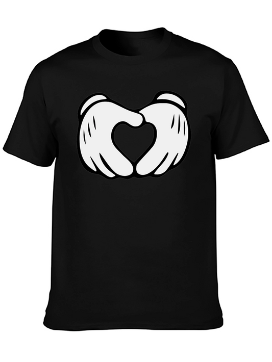 Heart Hands Graphic Tee - Soft Cotton Blend