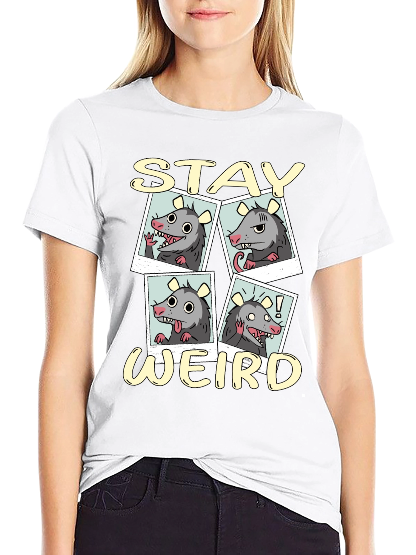 Stay Weird Opossum T-Shirt