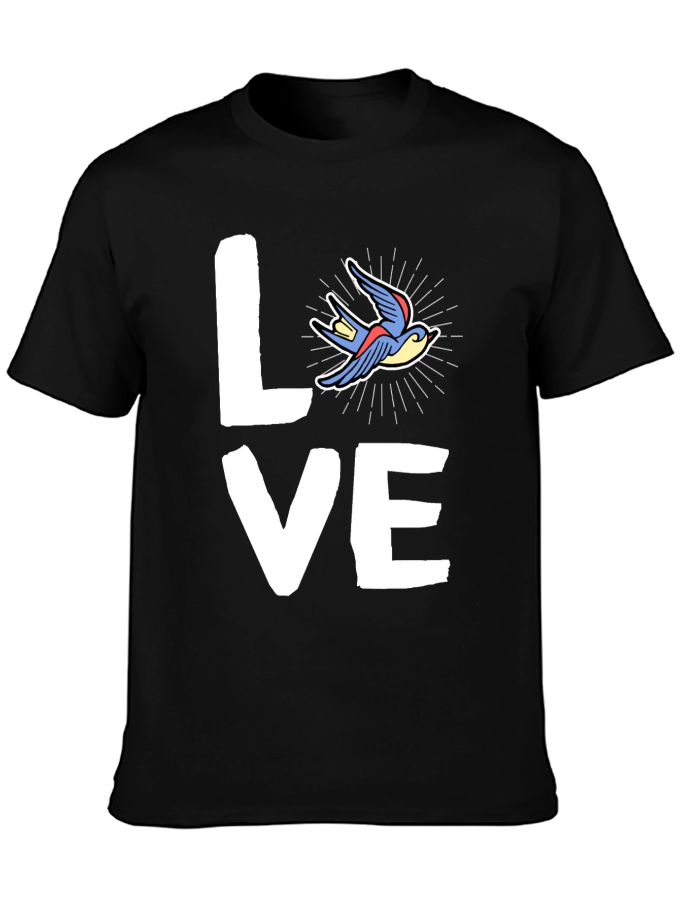 Love Bird Graphic Tee - Casual Style