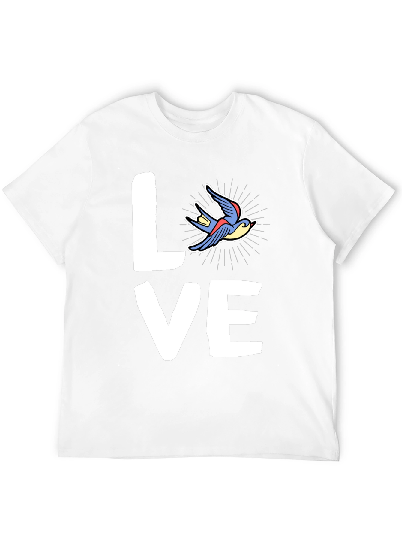 Love Bird Graphic Tee - Casual Style