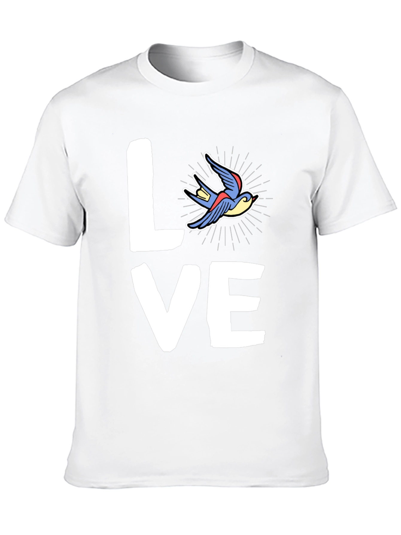 Love Bird Graphic Tee - Casual Style