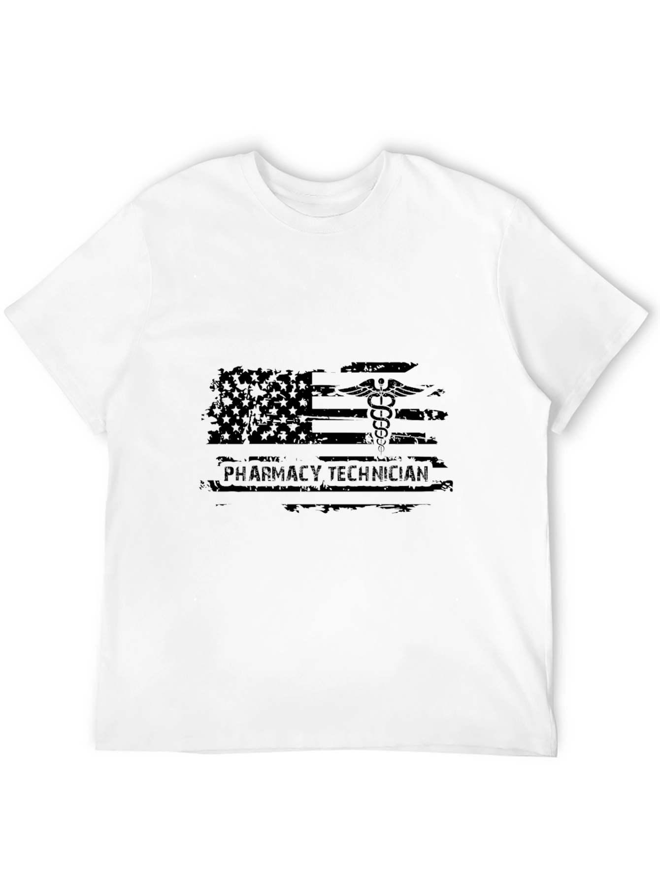 Pharmacy Technician American Flag Graphic Tee