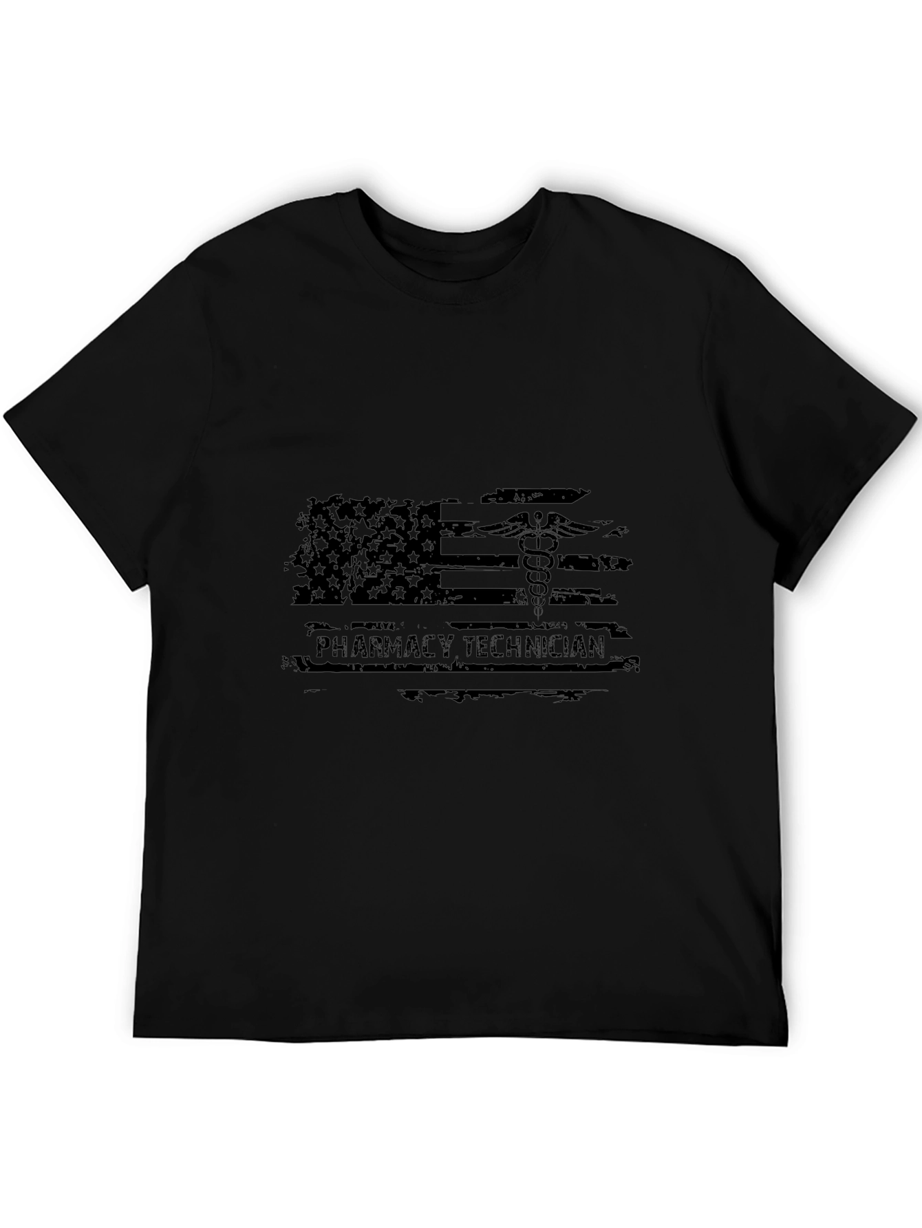 Pharmacy Technician American Flag Graphic Tee