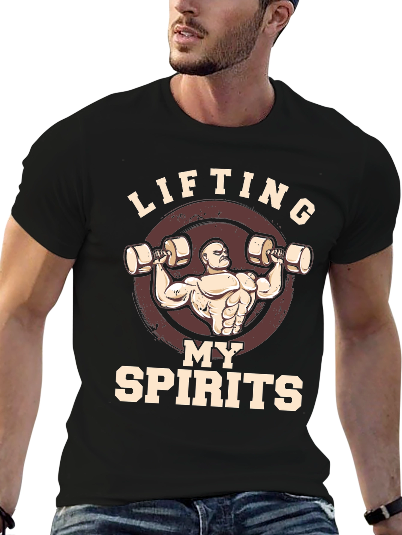 Lifting My Spirits Graphic T-Shirt