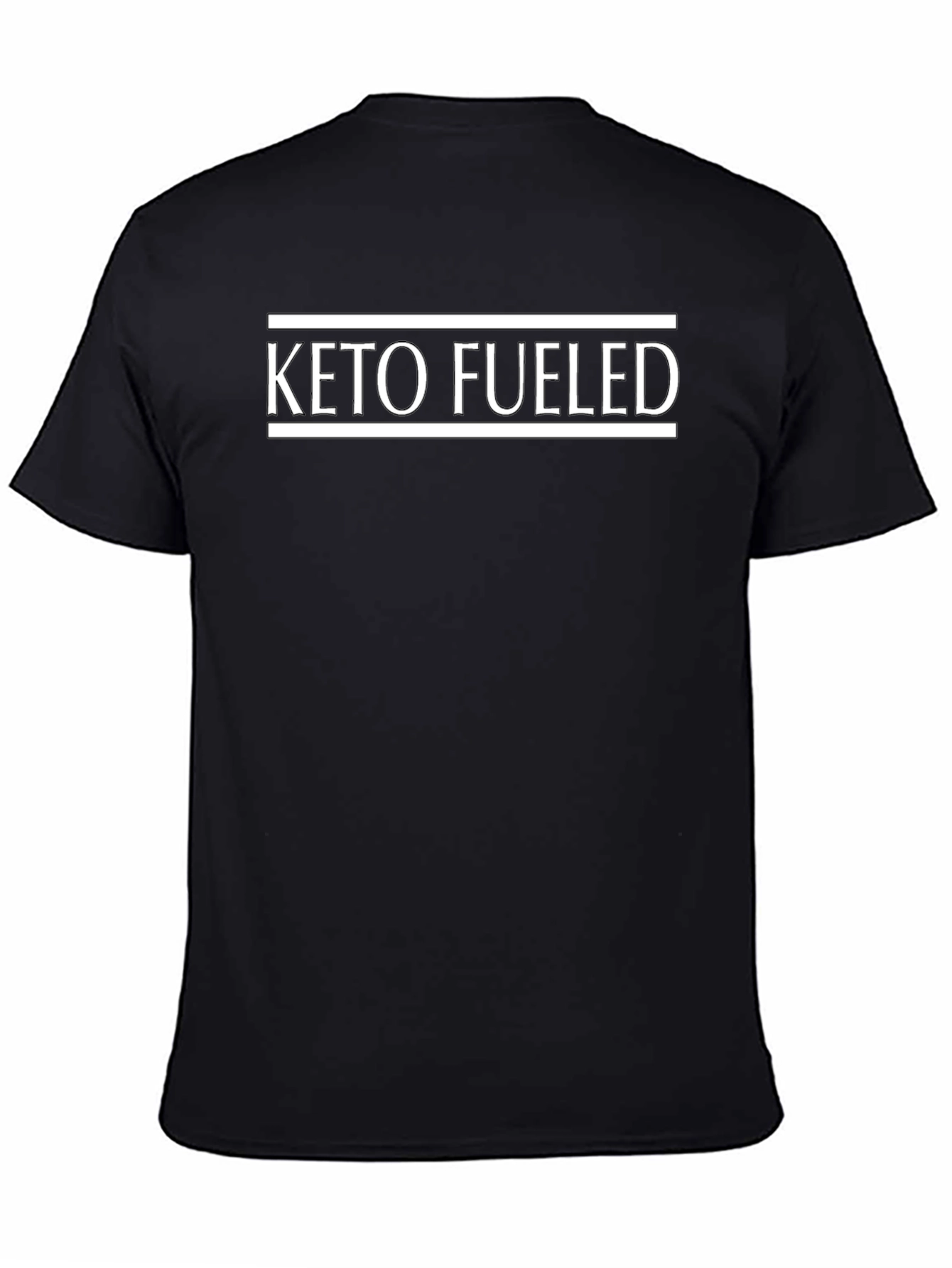 Keto Fueled Graphic T-Shirt - Black Fitness Apparel