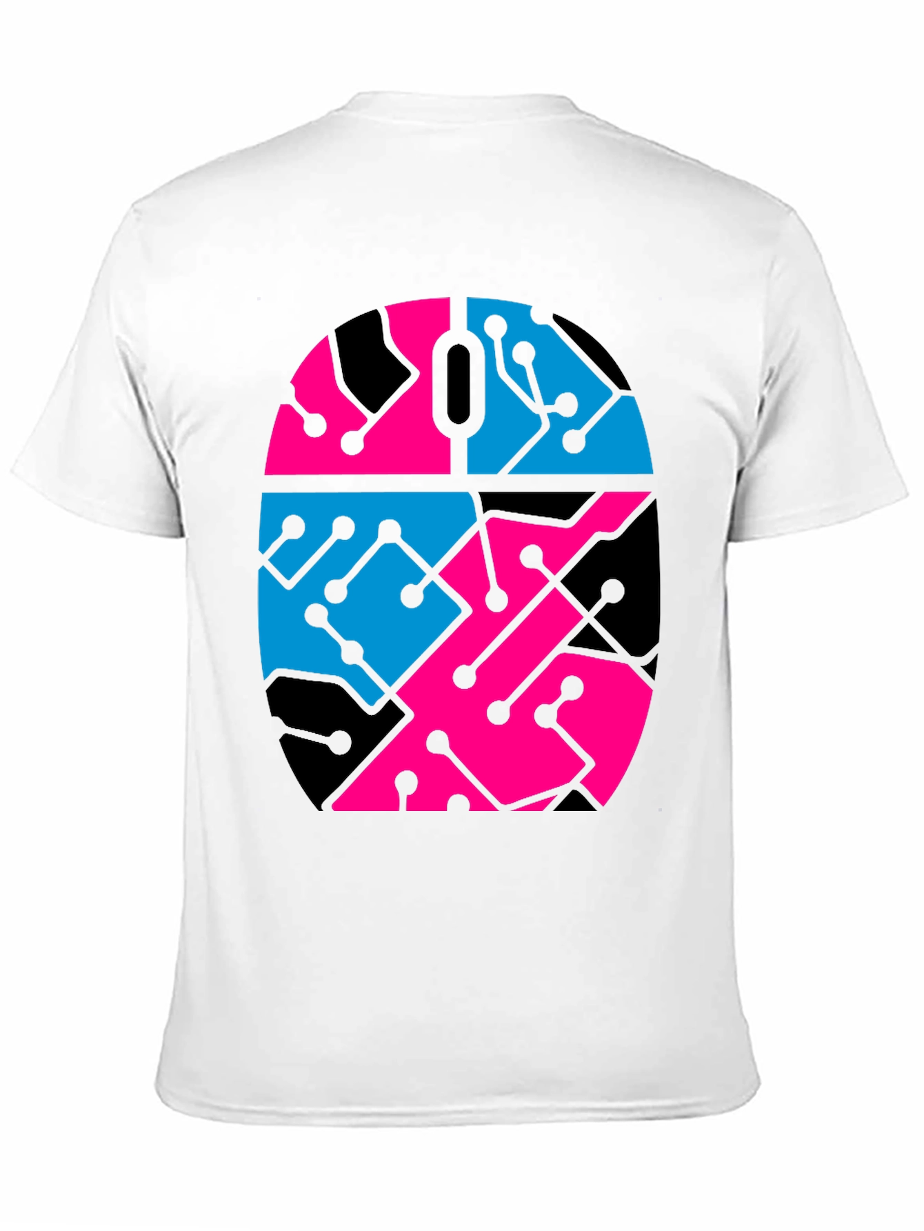 Circuit Mouse Graphic Tee - Black Unisex T-Shirt