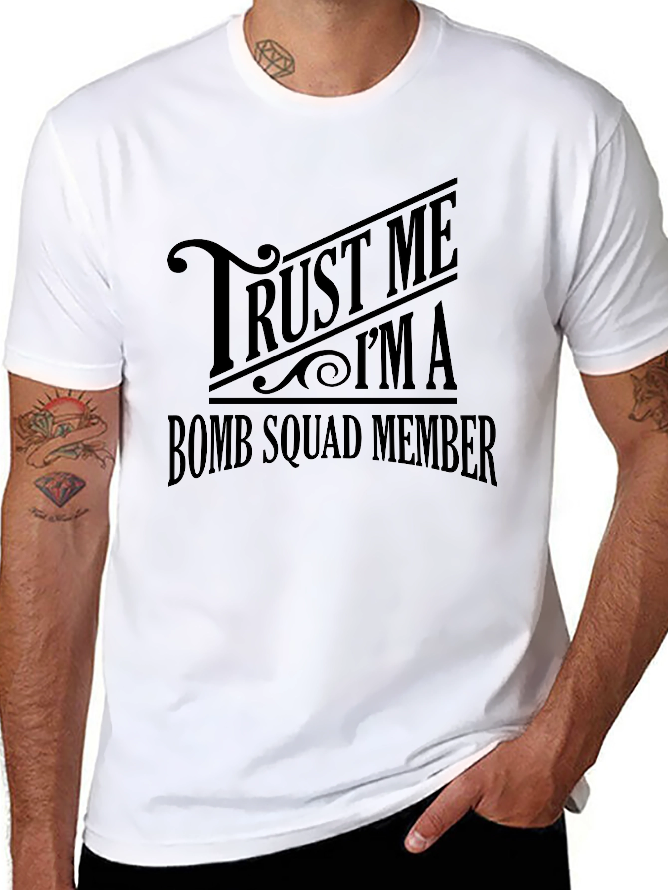 Trust Me Im A Bomb Squad Member Graphic Tee
