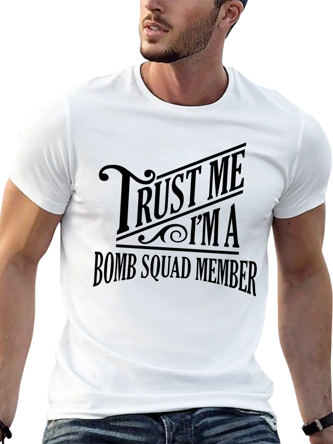 Trust Me Im A Bomb Squad Member Graphic Tee