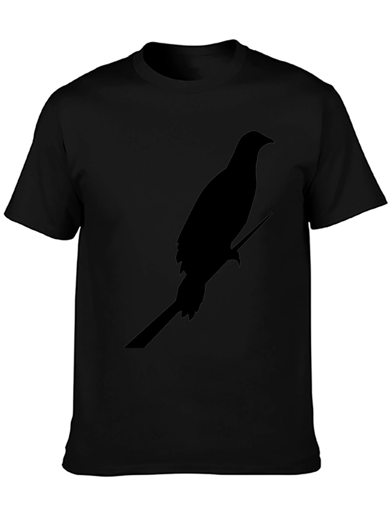 Raven Silhouette Black T-Shirt