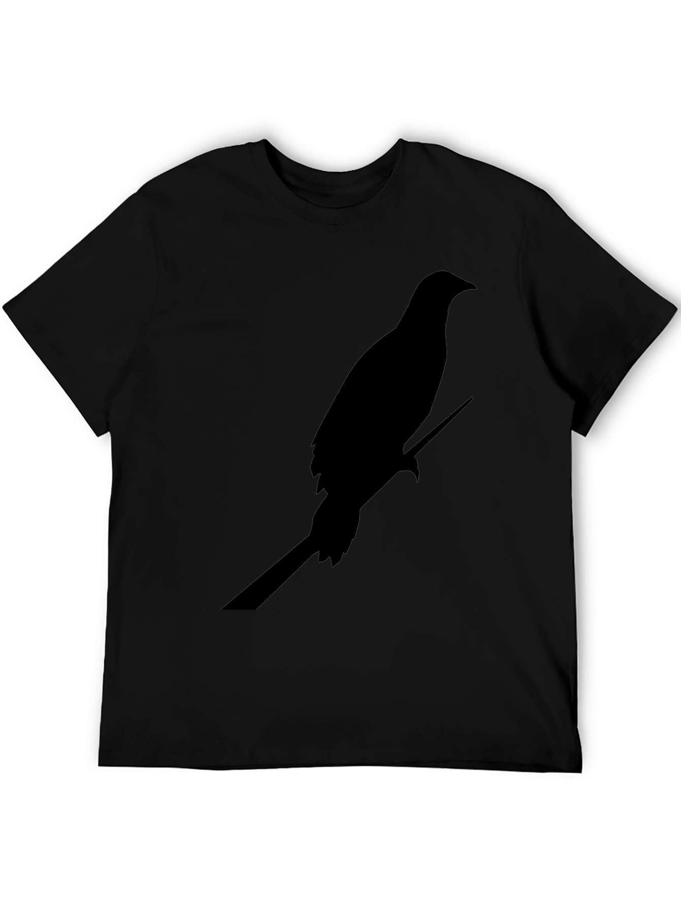 Raven Silhouette Black T-Shirt