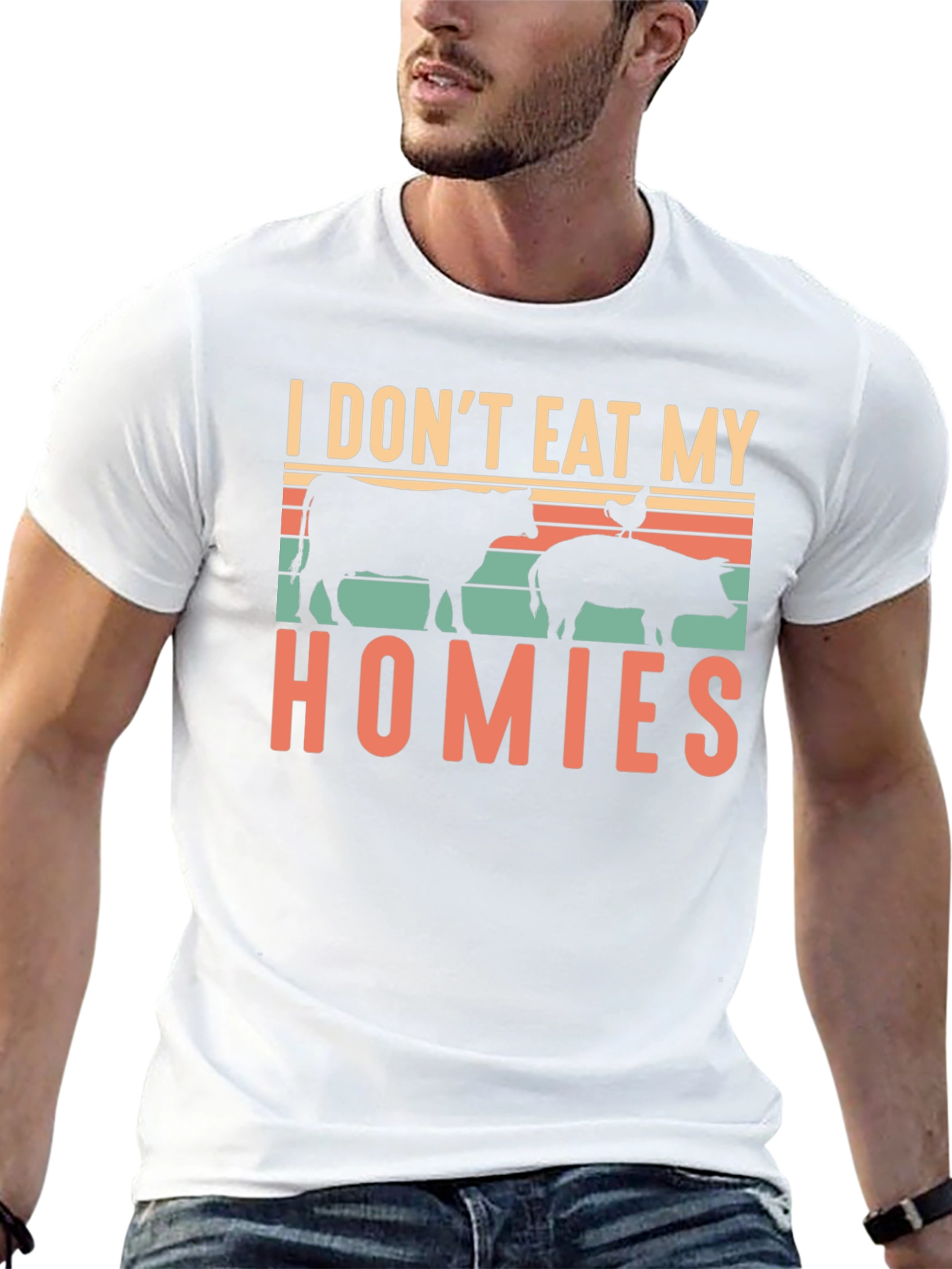 I Dont Eat My Homies Vegan T-Shirt